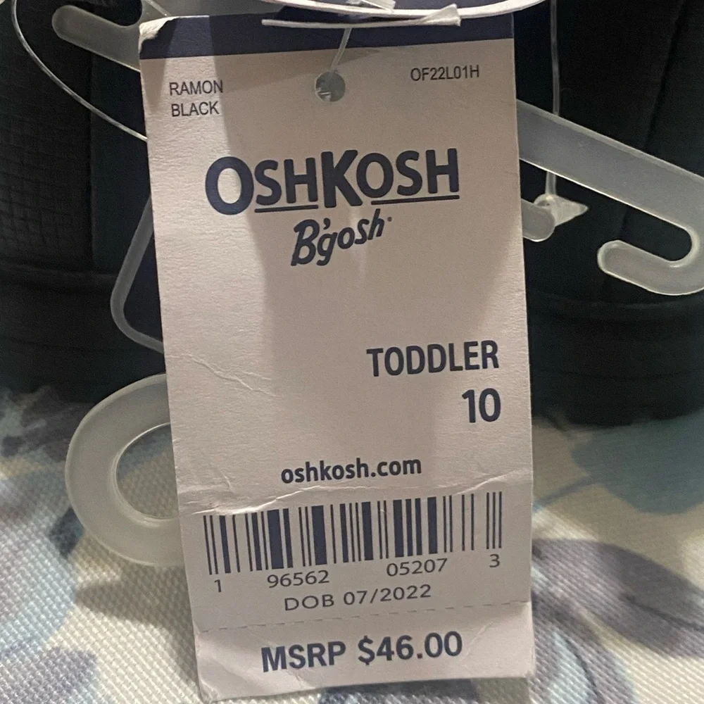OshKosh B'gosh Black boots NWT